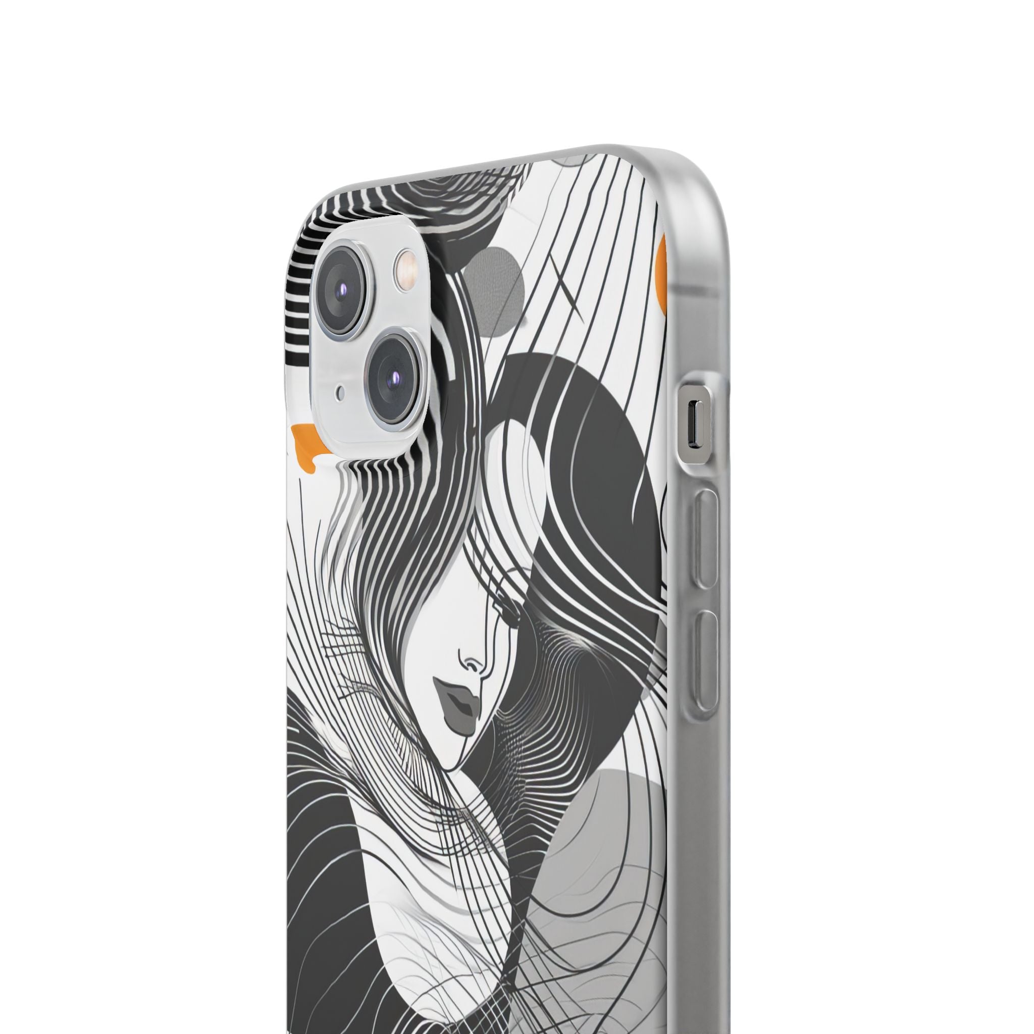 Fluid Noir Rhythm | Flexible Phone Case for iPhone