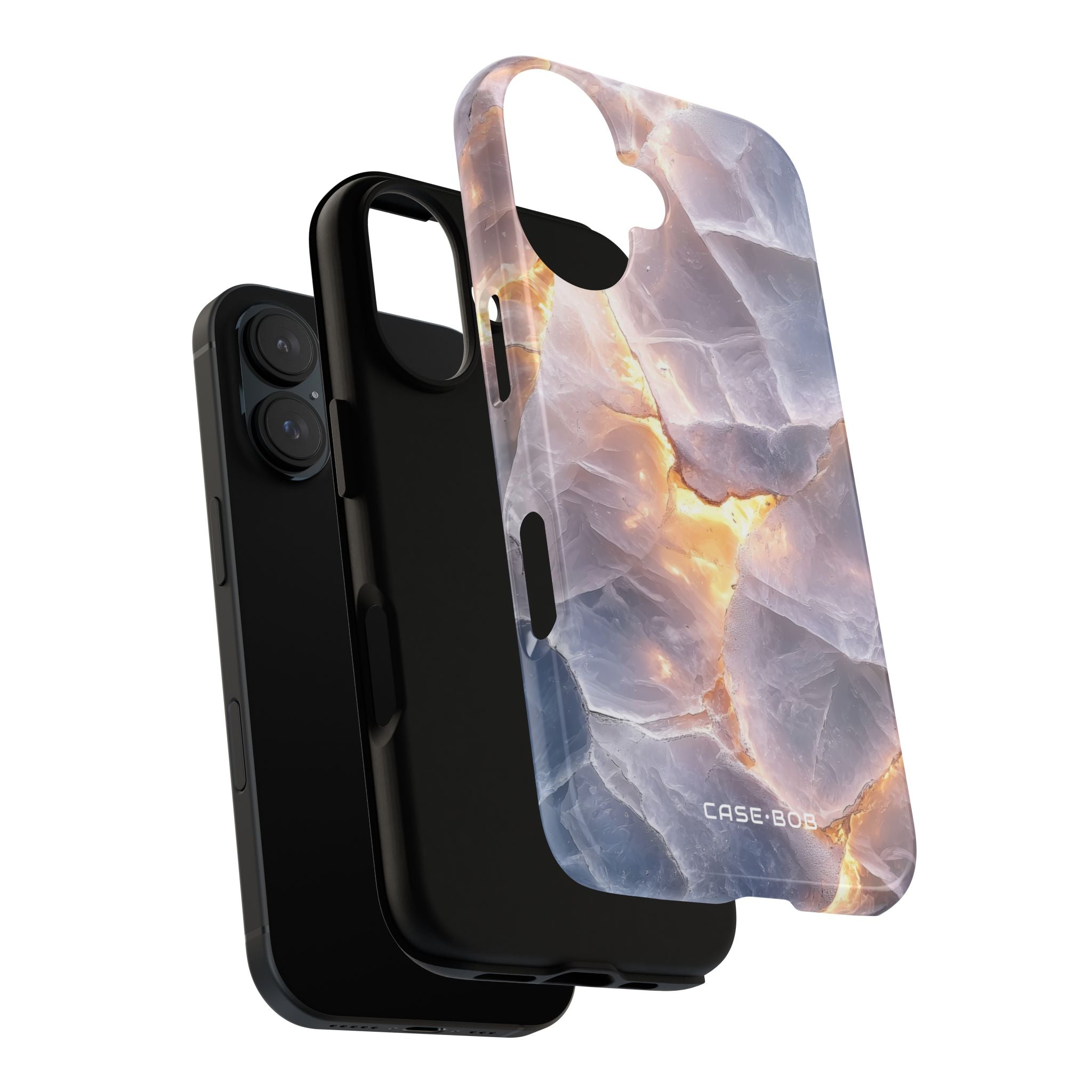 Crystal Veins iPhone 16 Case - Tough