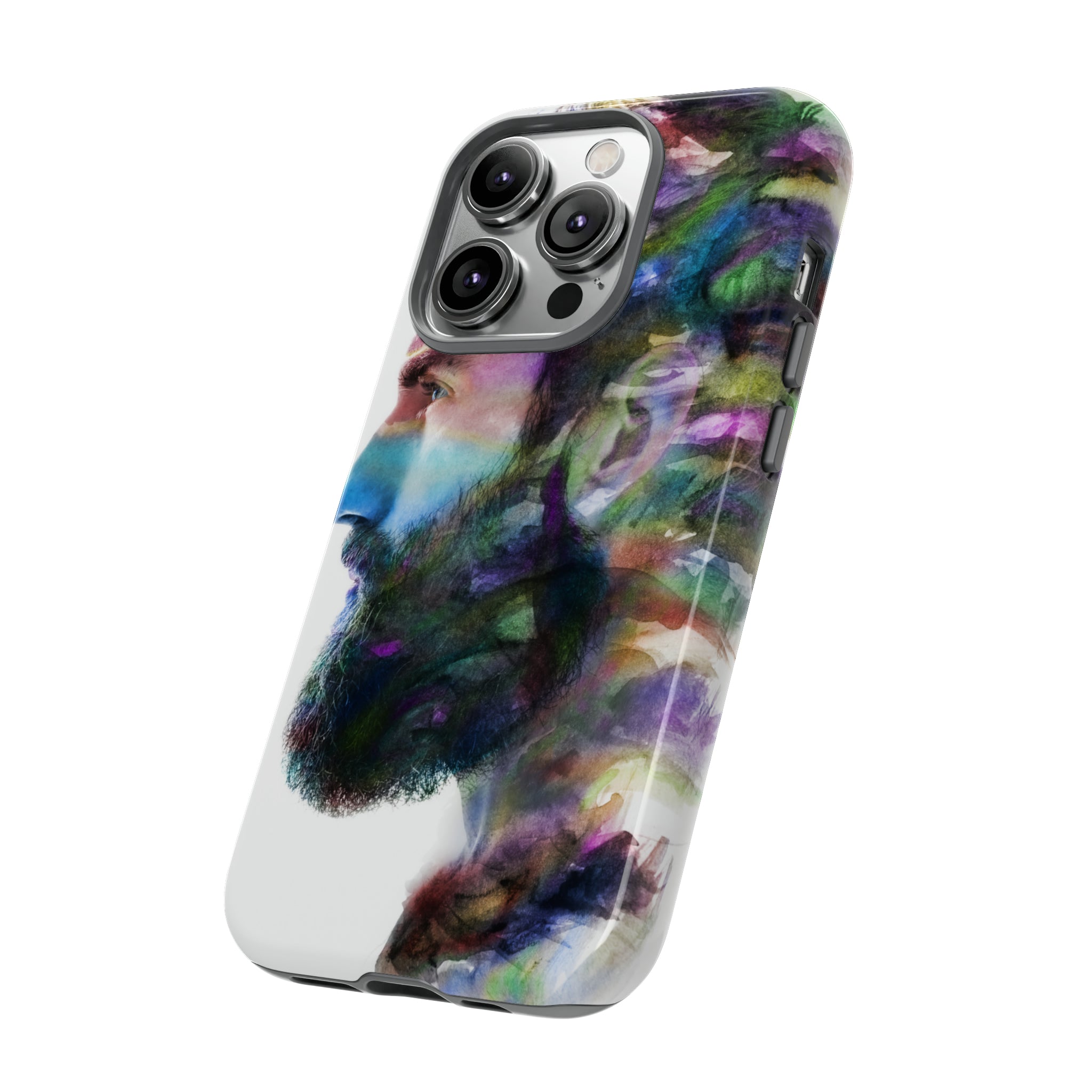 Watercolor Portrait - Protective Phone Case