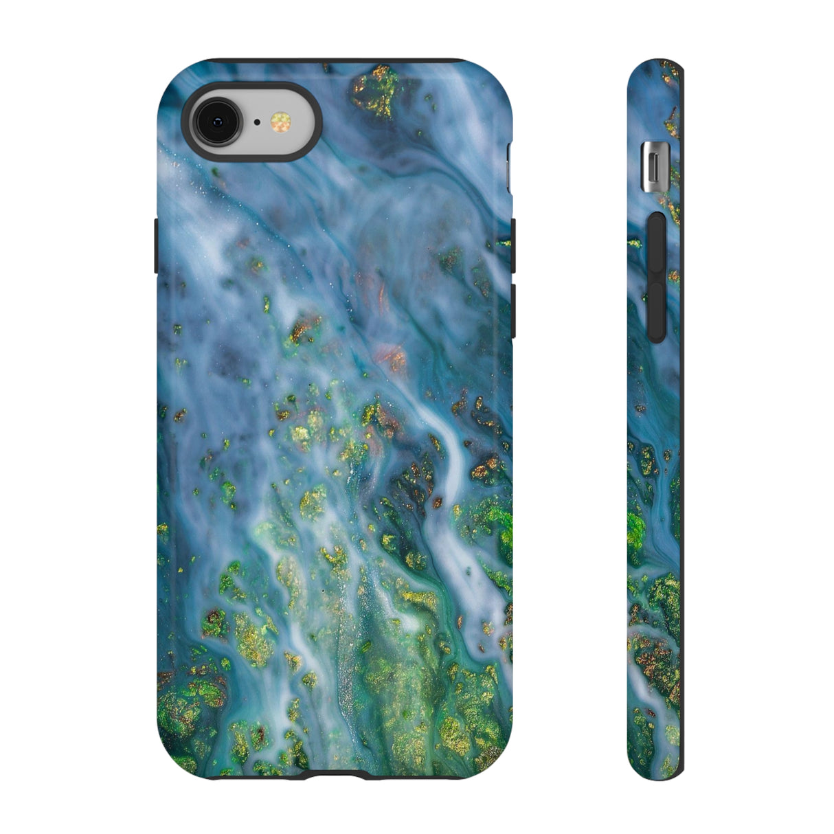 Forest Mist Ink Art iPhone Case (Protective) iPhone 8 Glossy Phone Case