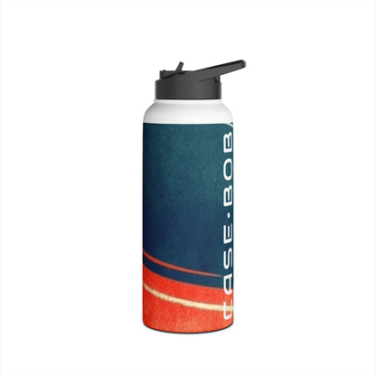Navy Streak - Stainless Steel Water Bottle