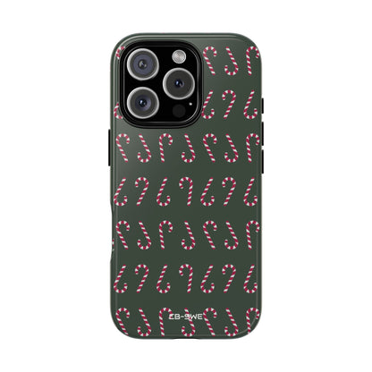 Candy Canes Aligned - iPhone Case