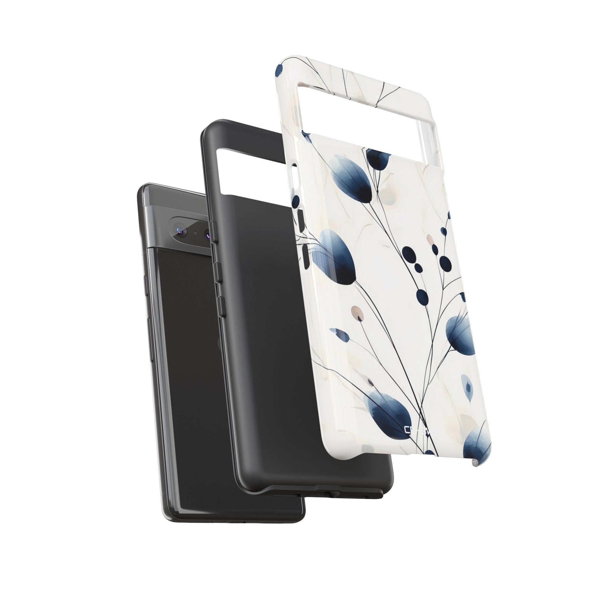 Floral Harmony Blue - Google Pixel Case