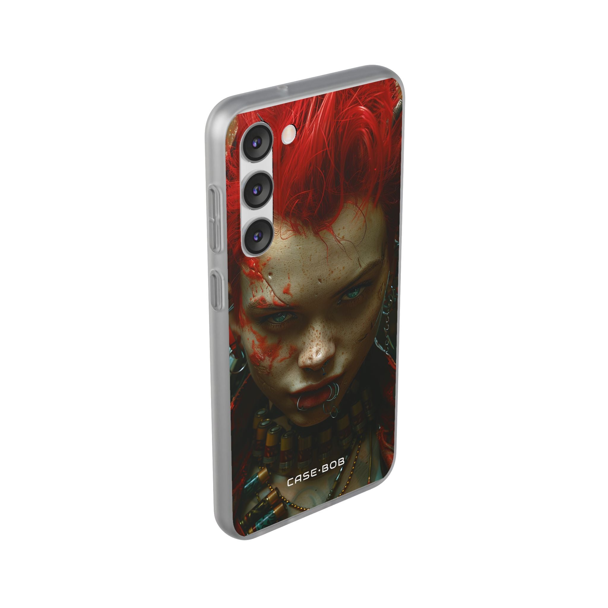 Red Spike Gaze Samsung S23 Plus Case - Soft