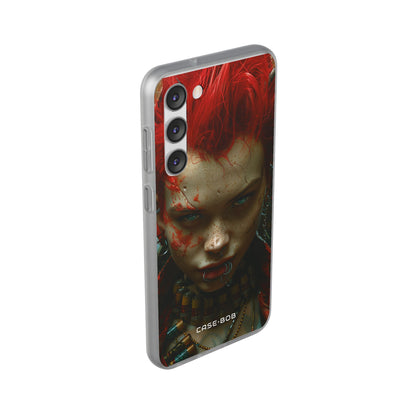 Red Spike Gaze Samsung S23 Plus Case - Soft