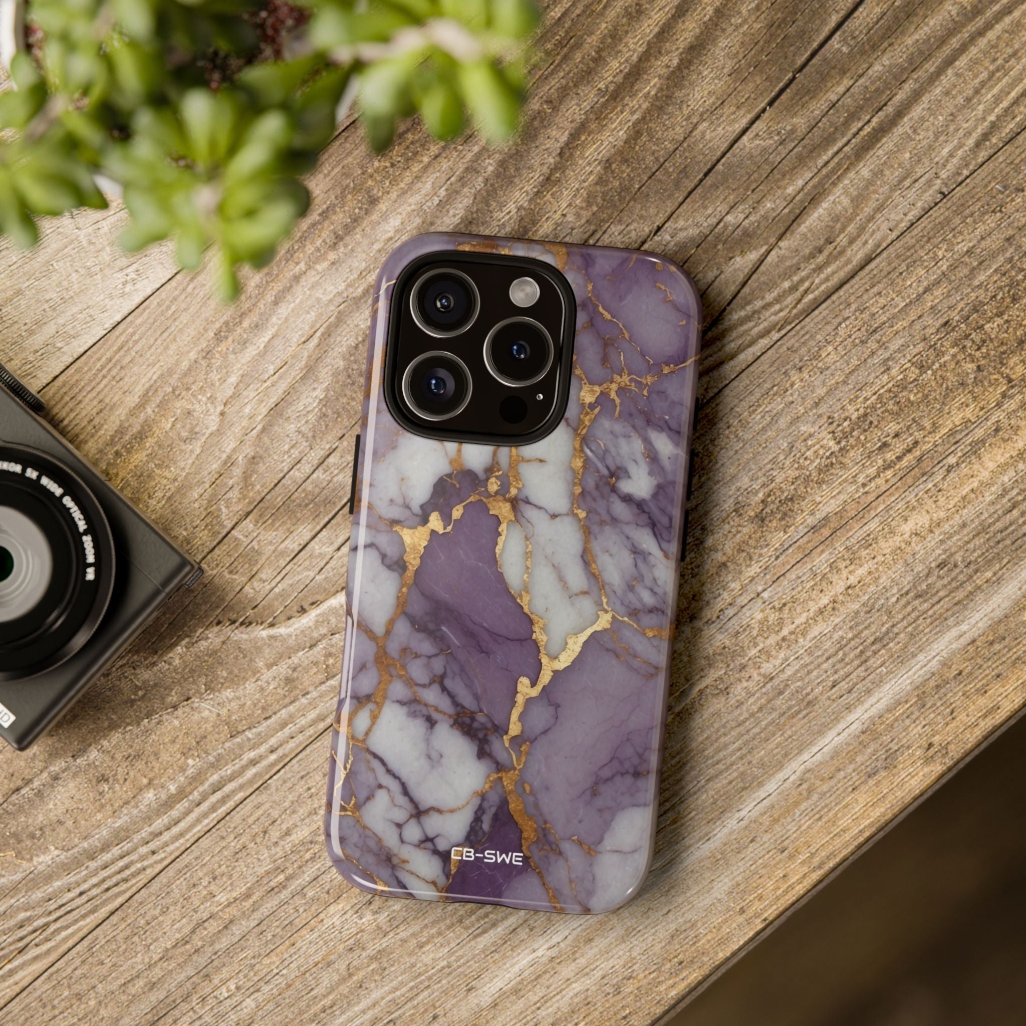Lavender Veins Flow - iPhone Case