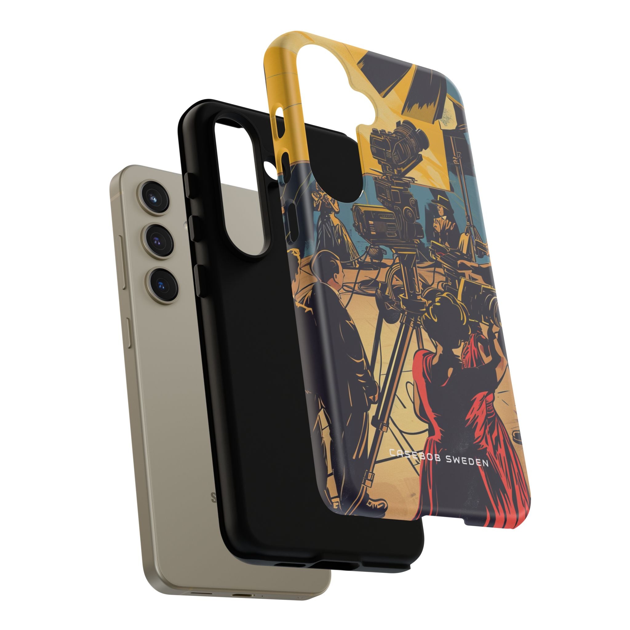 Golden Era Cinematic Spotlight Samsung S24 - Tough Phone Case