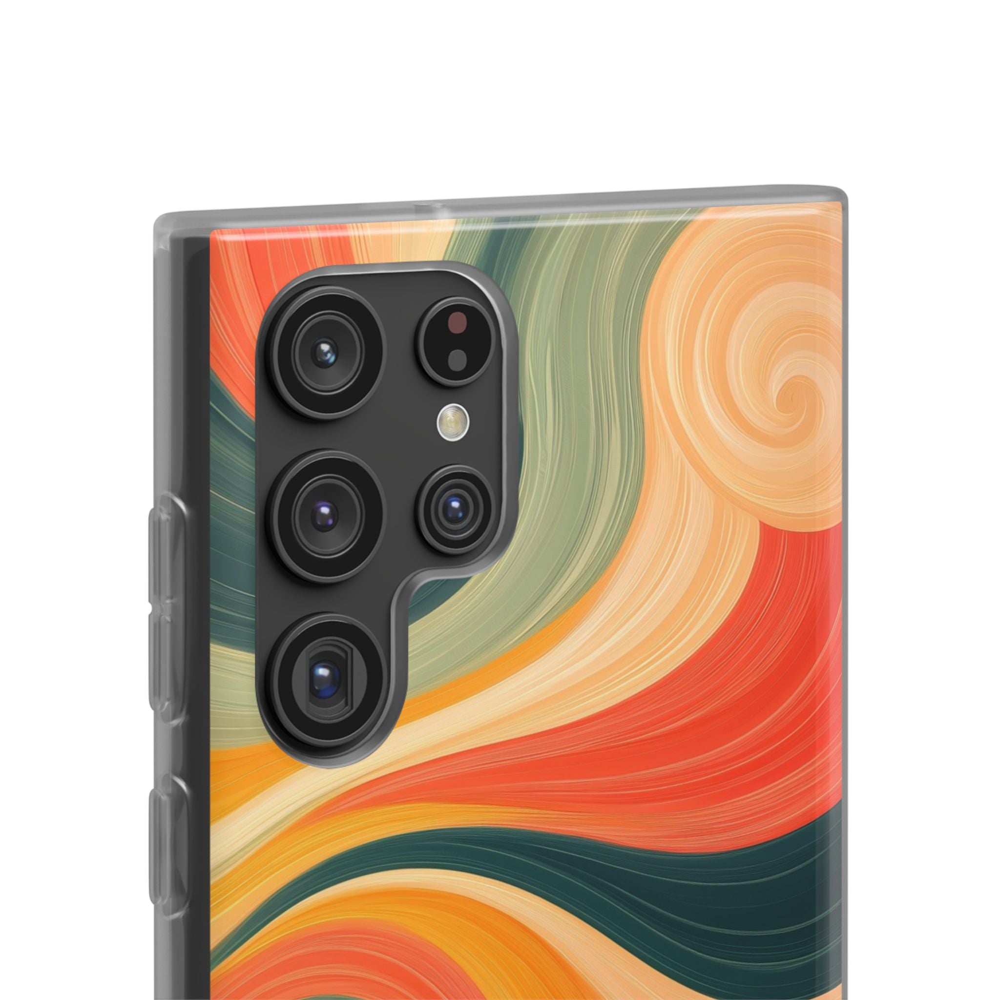 Swirling Ember Samsung S22 Ultra Case - Soft