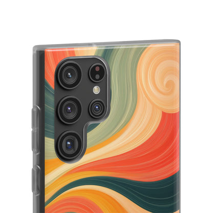 Swirling Ember Samsung S22 Ultra Case - Soft