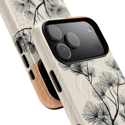 Spiky Tree Sunset iPhone 17 Pro Max Case - Tough+