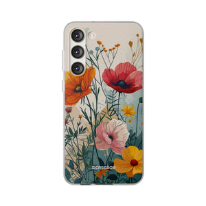 Blooming Whimsy | Flexible Handyhülle für Samsung Galaxy