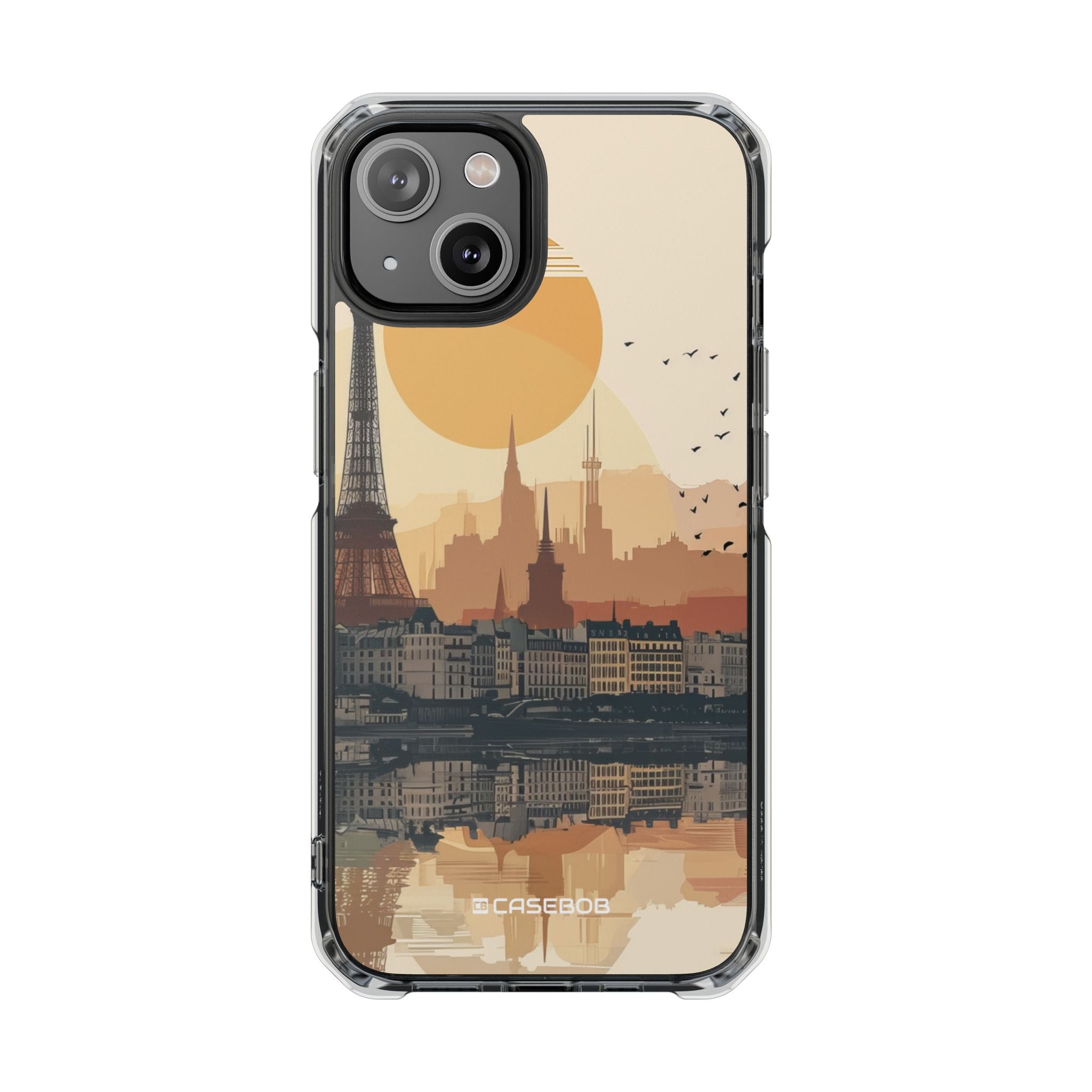 Parisian Sunset Serenity - Phone Case for iPhone