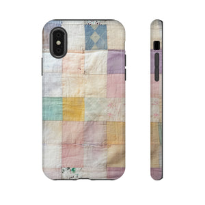 Pastel Quilt Patchwork - Protective Phone Case