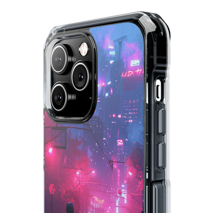 Neon Shadow City iPhone 14 - Impact Clear+
