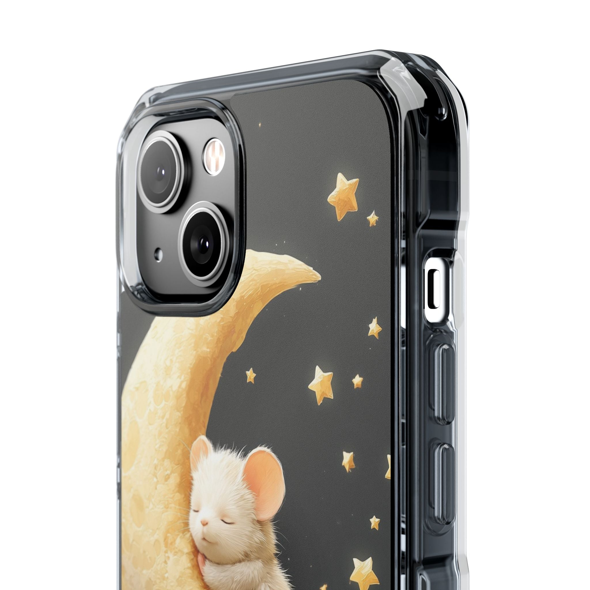 Moon Cradles Mouse iPhone Case - Impact