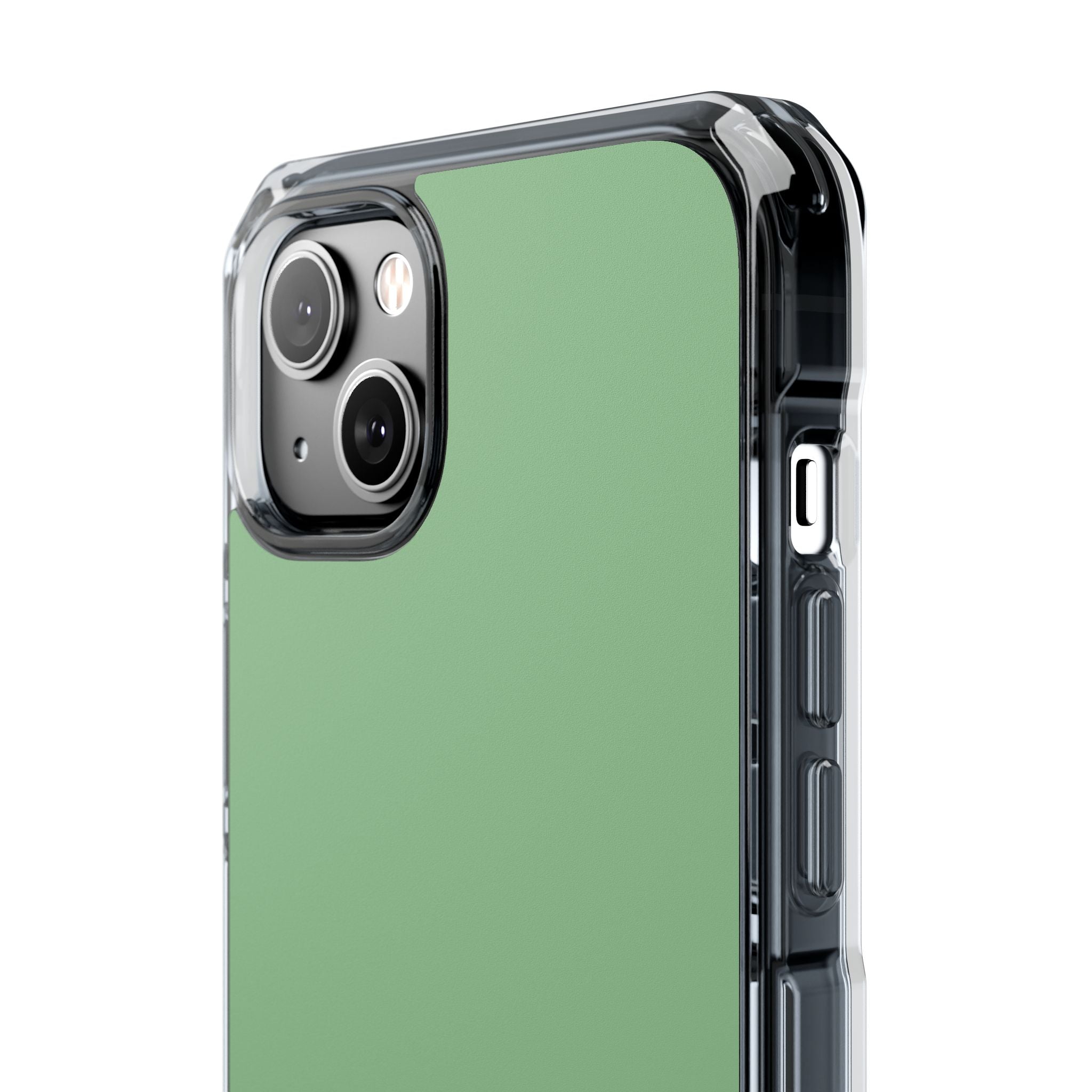 Dark Sea Green - Clear Impact Case for iPhone