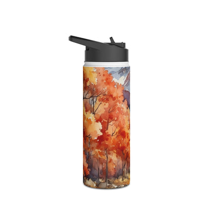 Autumn Mountain - Stainless Steel Water Bottle