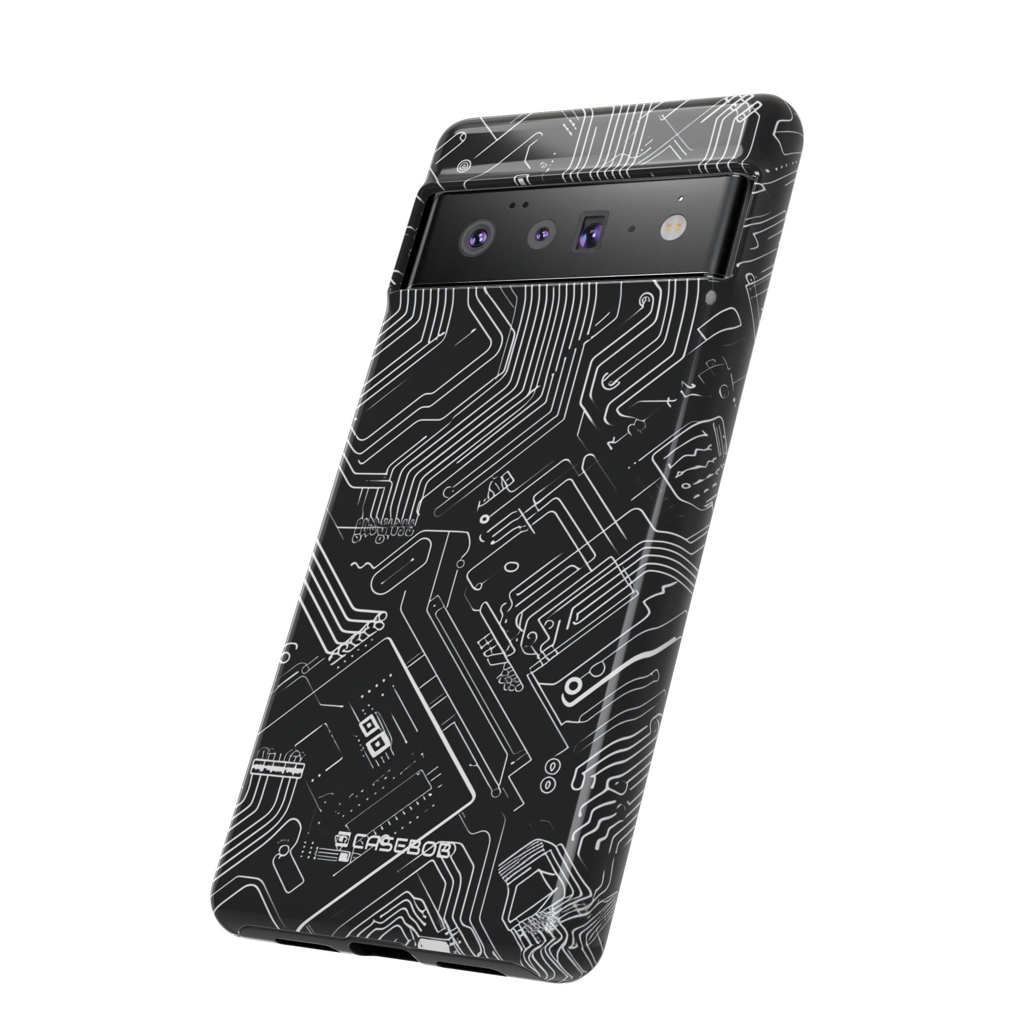 Cyber Circuitry Art - Phone Case for Google Pixel