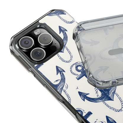 Navy Anchor Loop iPhone 16 Pro Case - Impact