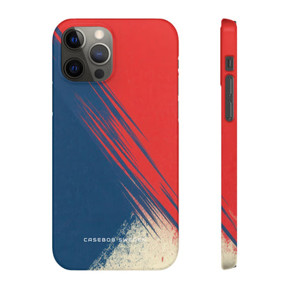 Vintage Brushstroke Harmony iPhone 12 - Slim Phone Case