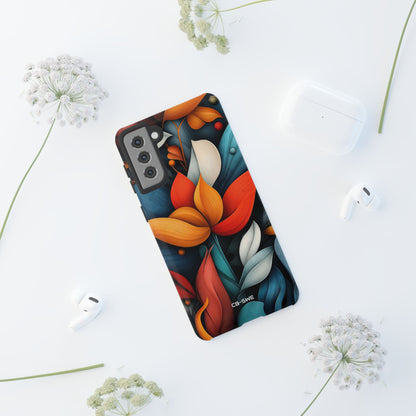 Vibrant Floral Harmony - Samsung Case