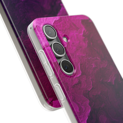 Violet Swirl Samsung S24 Case - Soft
