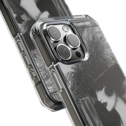 Vintage Feather Elegance iPhone 16 - Impact Clear+
