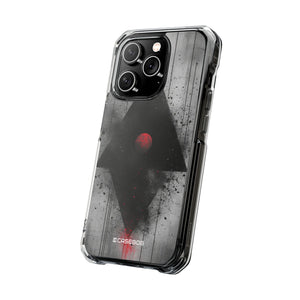 Grunge Geometry - Phone Case for iPhone (Clear Impact - Magnetic)