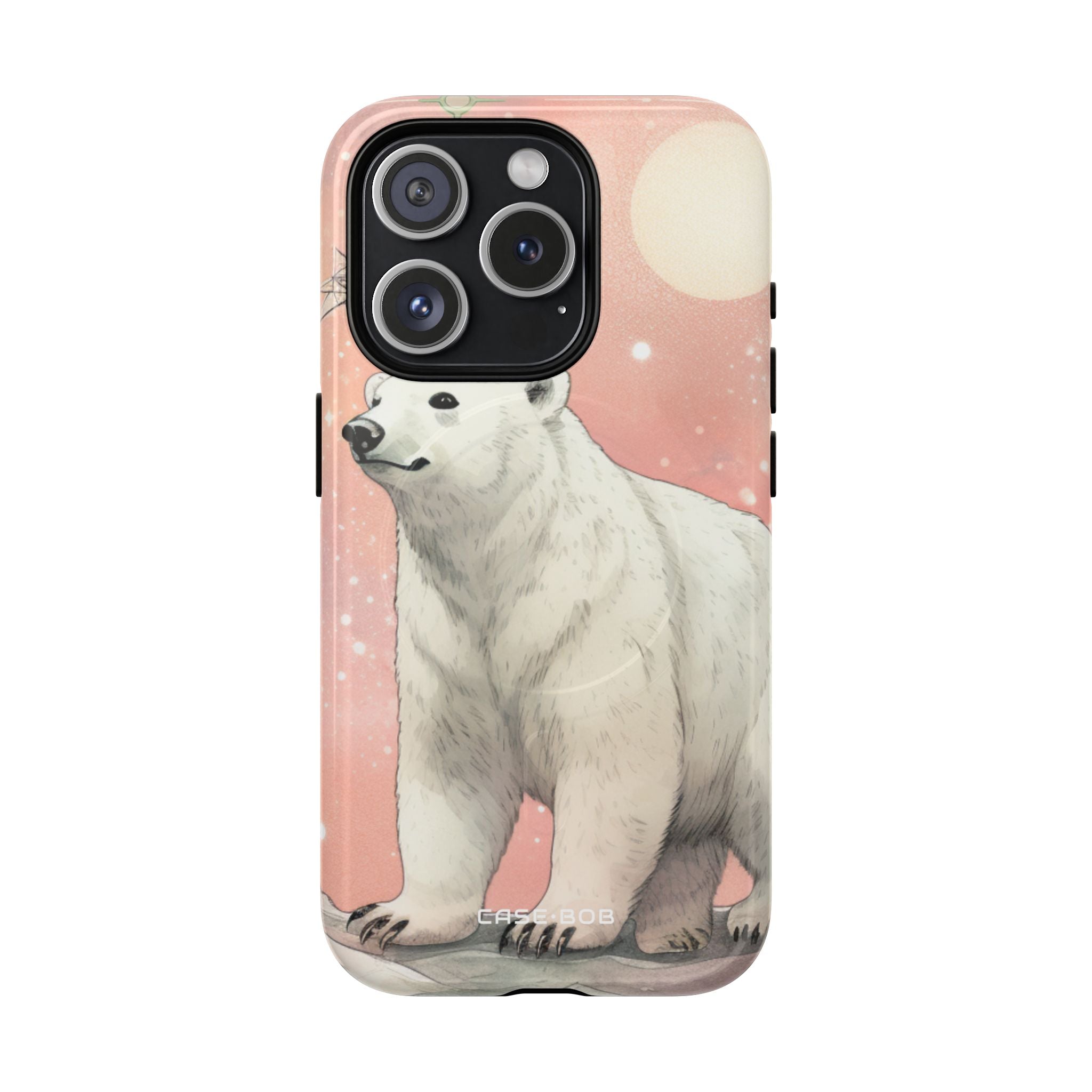 Polar Bear Dream iPhone 15 Pro Case - Tough+
