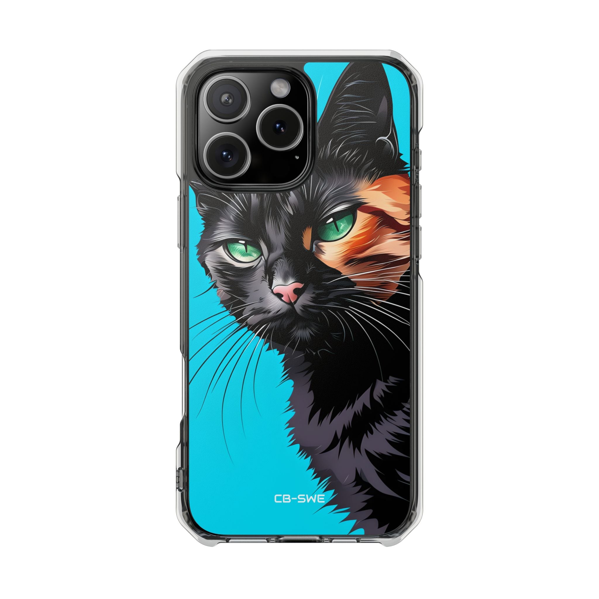 Curious Cat Stare iPhone Case - Impact