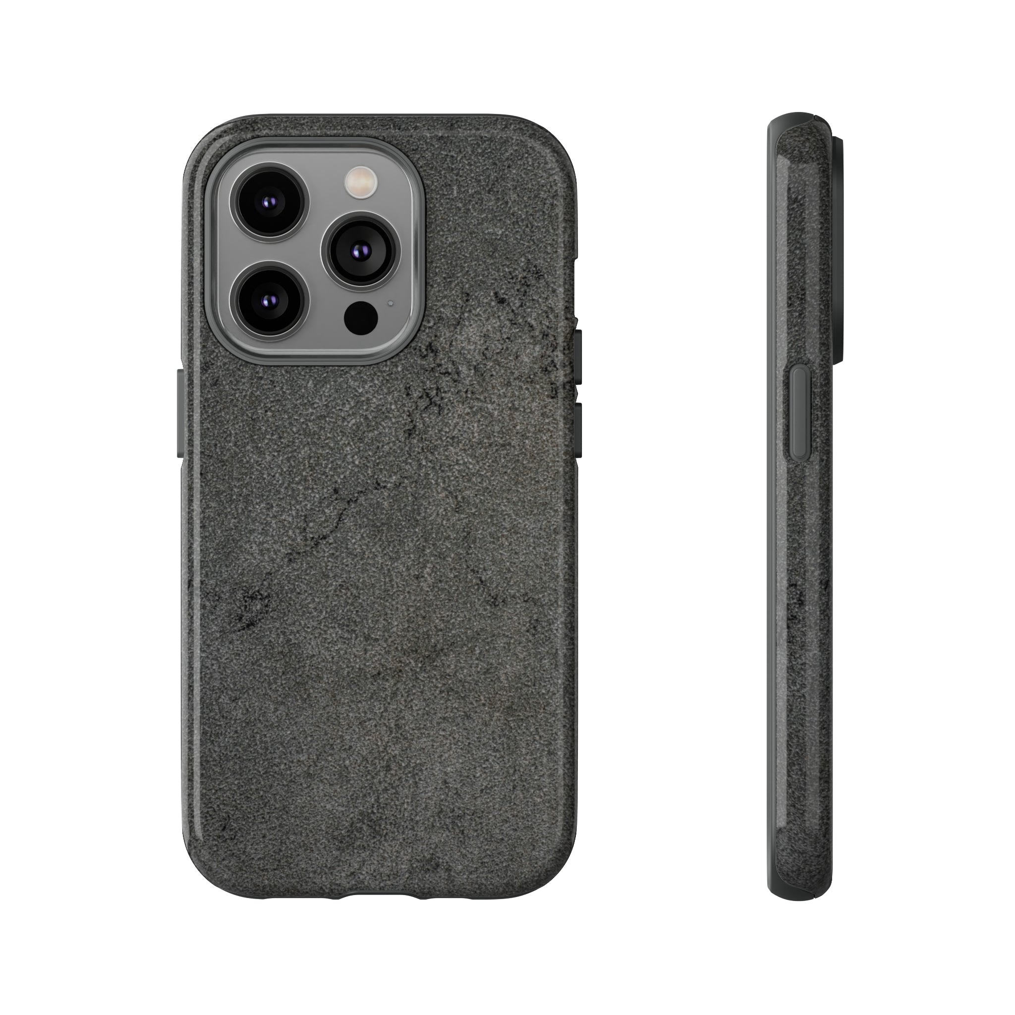 Steel Grey Granite - Protective Phone Case