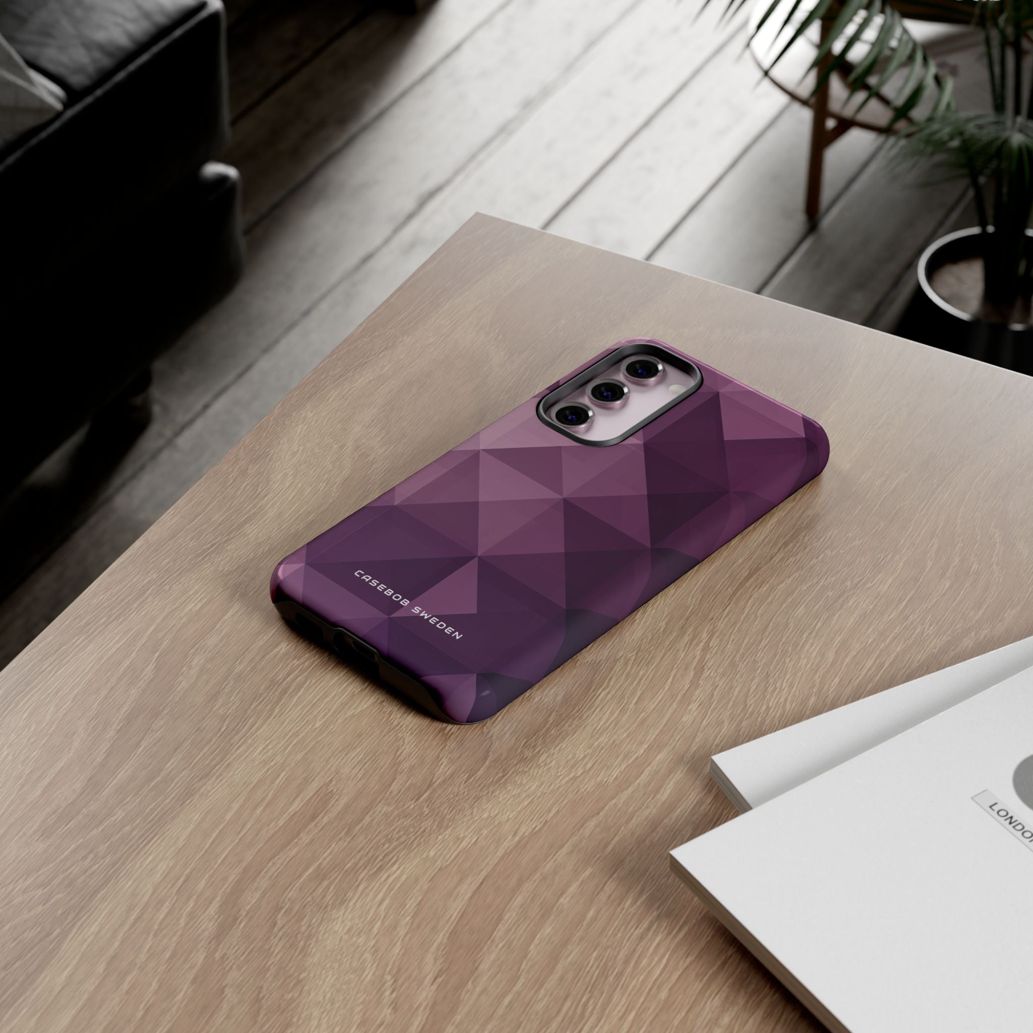 Gradient Purple Mosaic Samsung S23 - Tough Phone Case