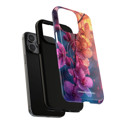 Pink Bloom Serenity - Tough + MagSafe® iPhone 15 Phone Case