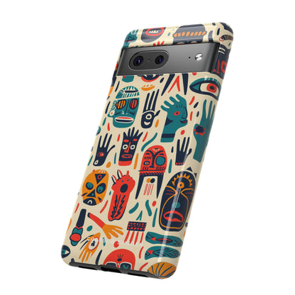 Gradient Tribalscape Vibrance Google Pixel 7 - Tough Phone Case