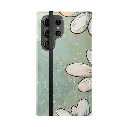 Smiling Daisies Burst - Samsung S23 Ultra Case - Wallet