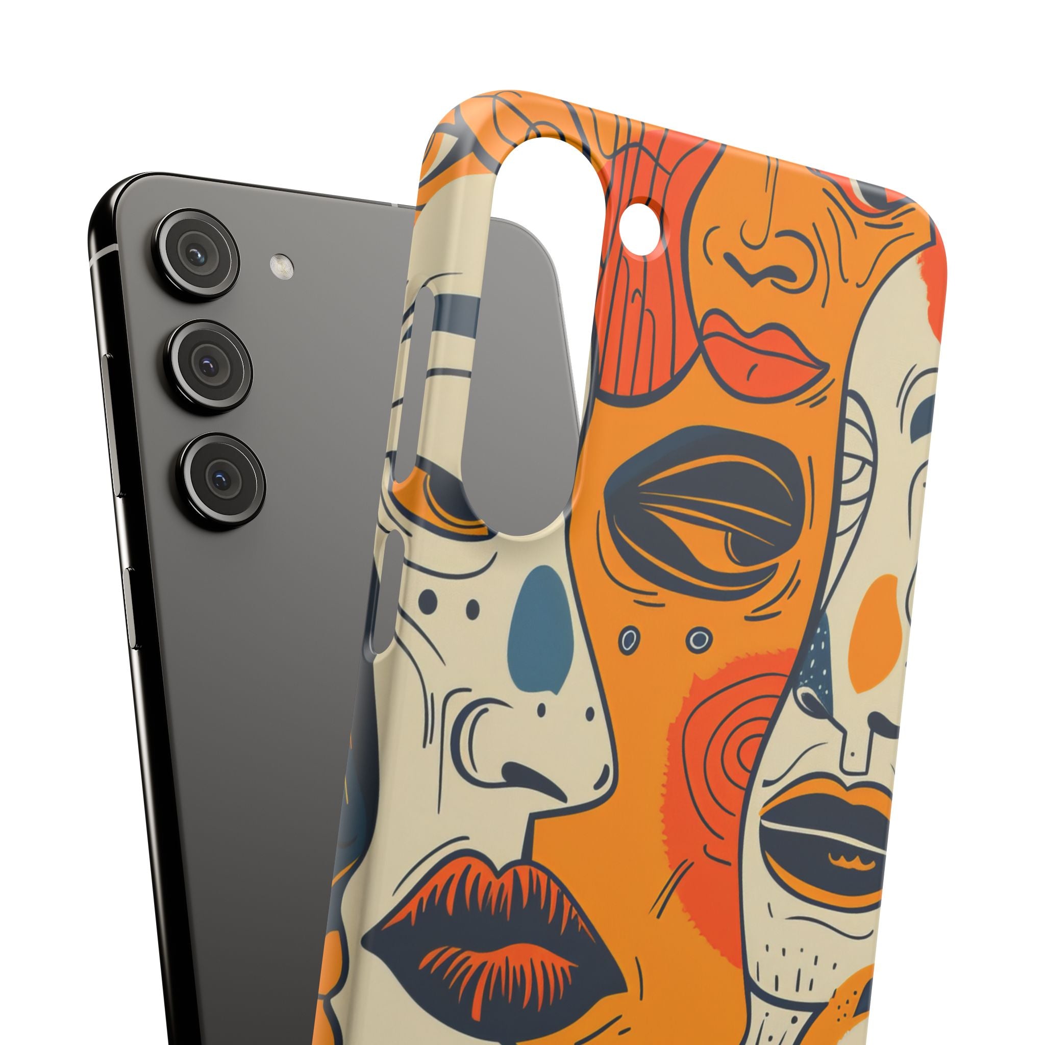 Gradient Face Mosaic Samsung S23 - Slim Phone Case