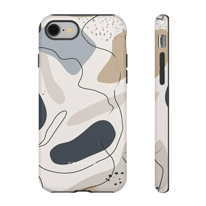 Grey Lines Simplicity - Protective Phone Case