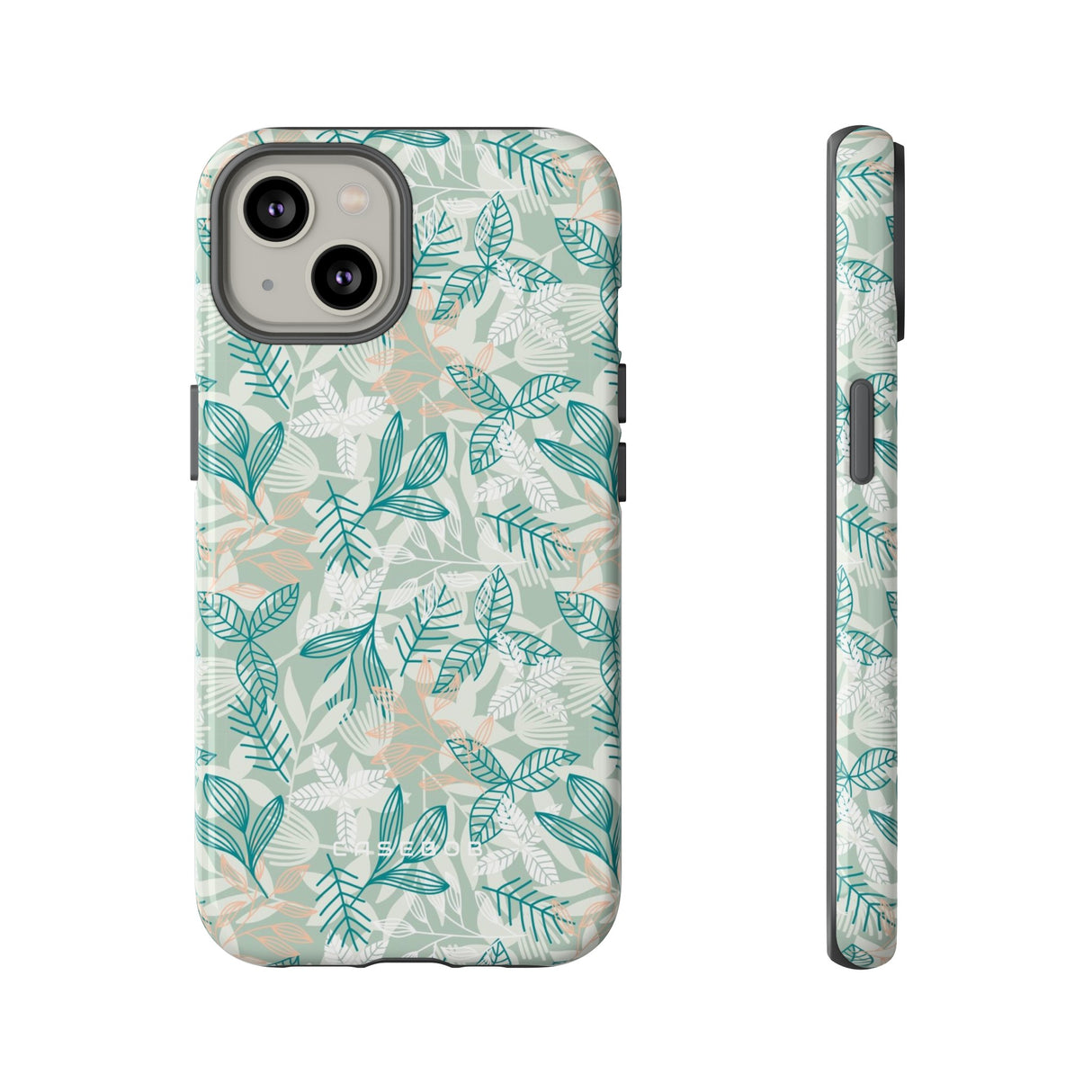 Light Green Leaf - Protective Phone Case