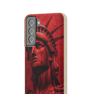 Red Liberty Revolution | Biodegradable Phone Case