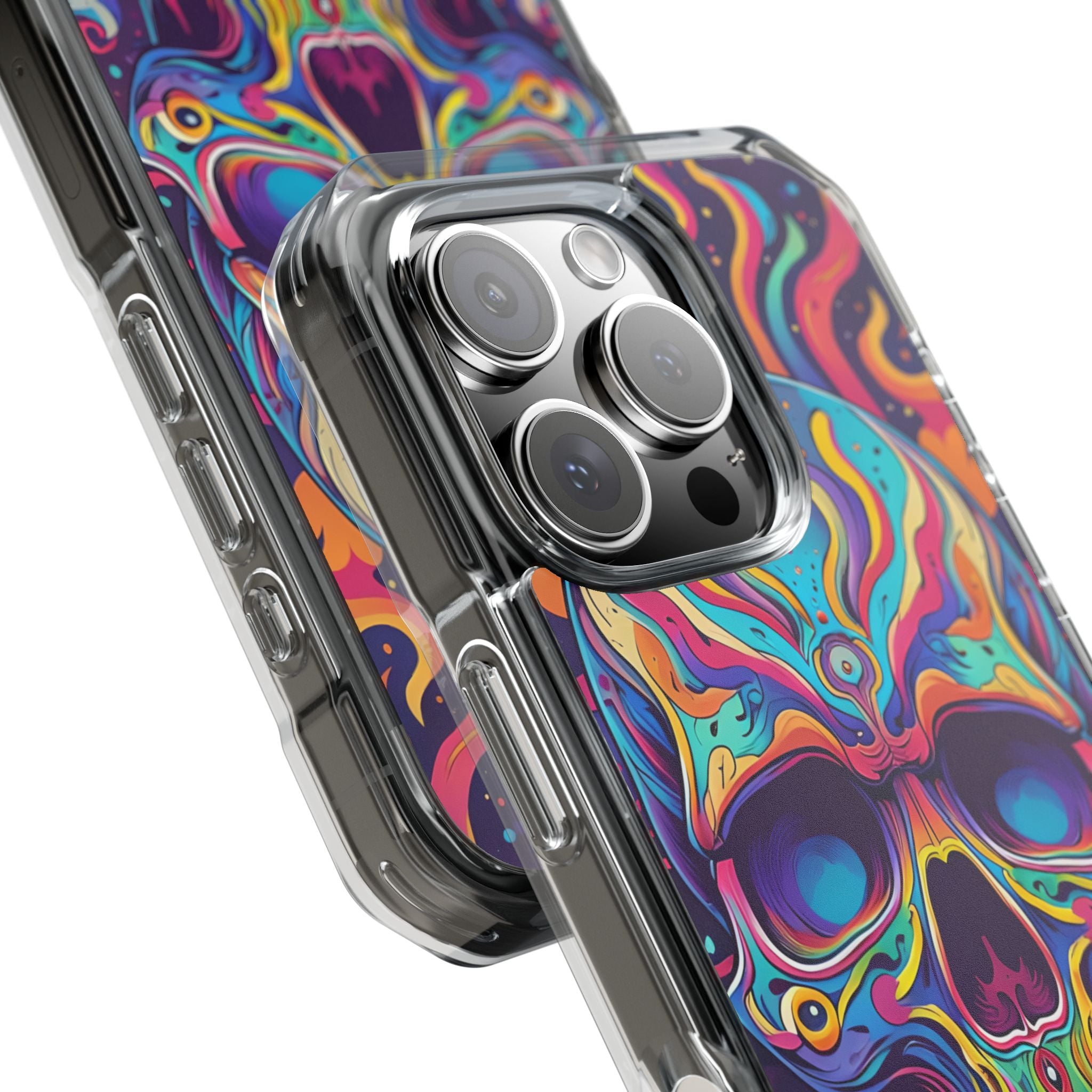 Flaming Skull iPhone 16 Pro Case - Impact