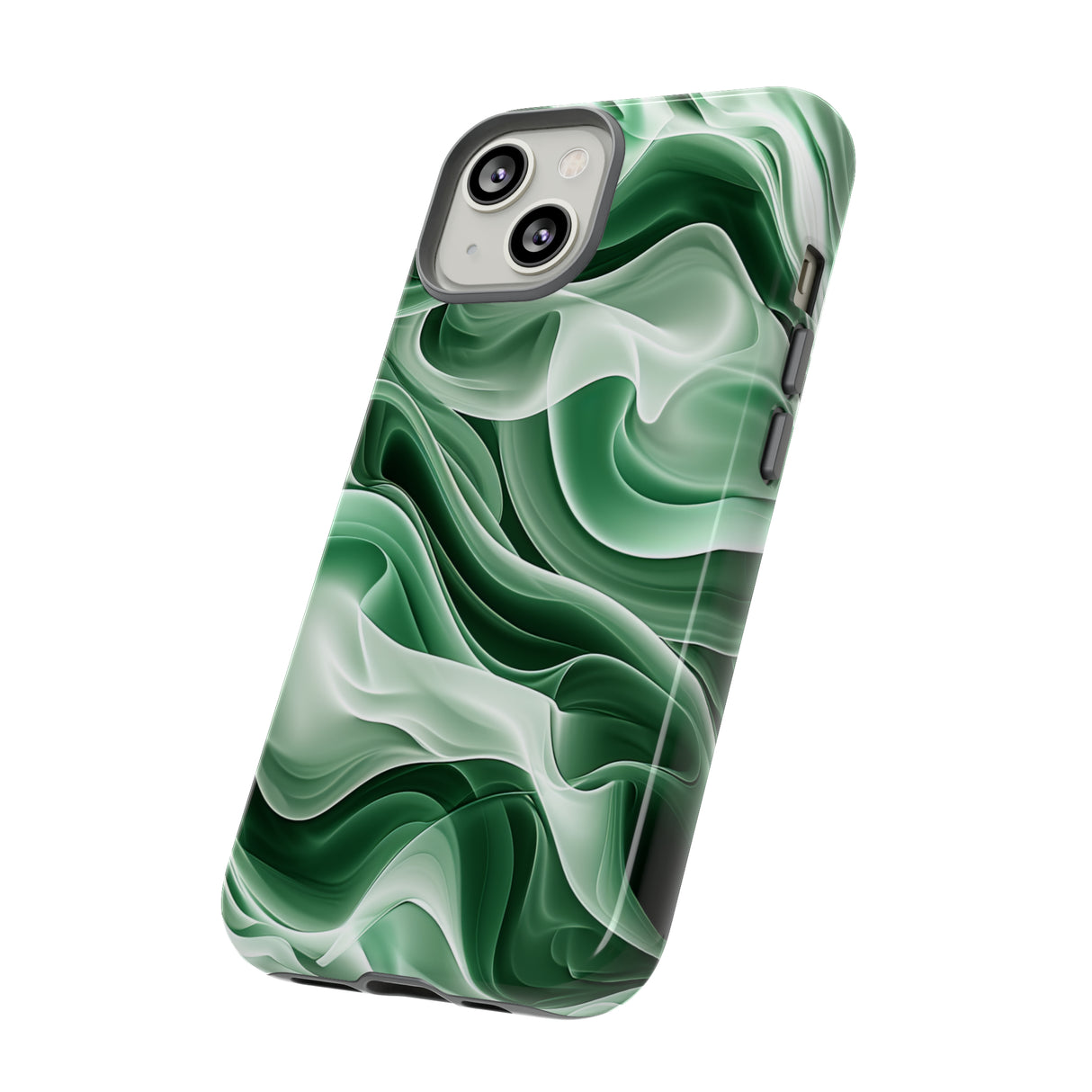 Verdant Wave Elegance - Schutzhülle fürs Telefon