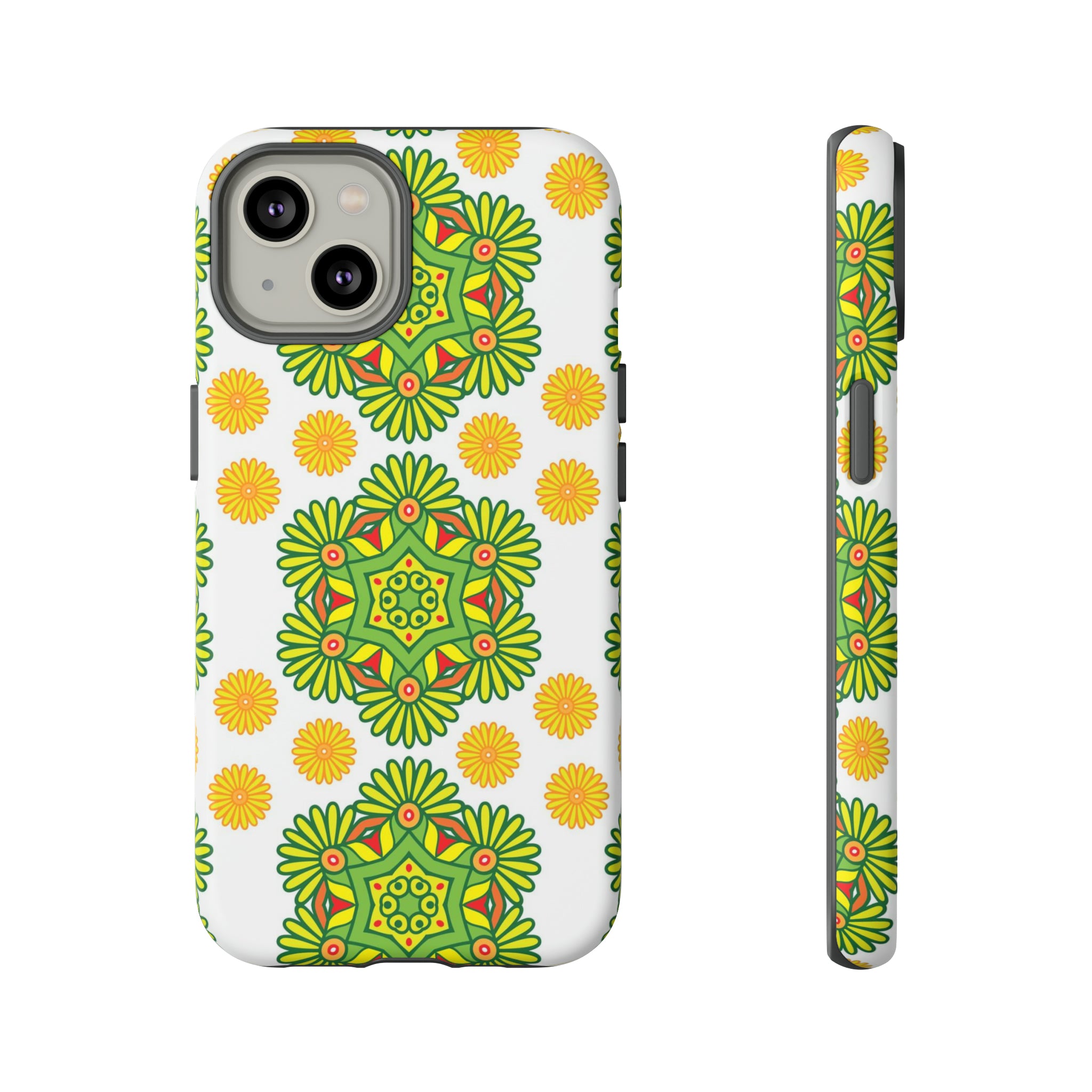 Lime Mandela - Protective Phone Case