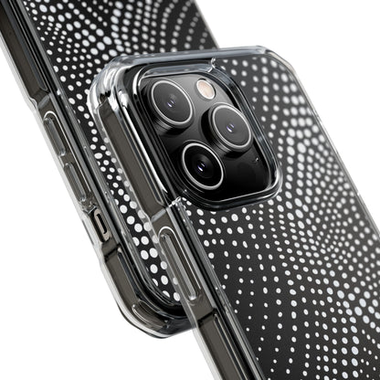 Waves of Dots iPhone 14 - Impact Clear+