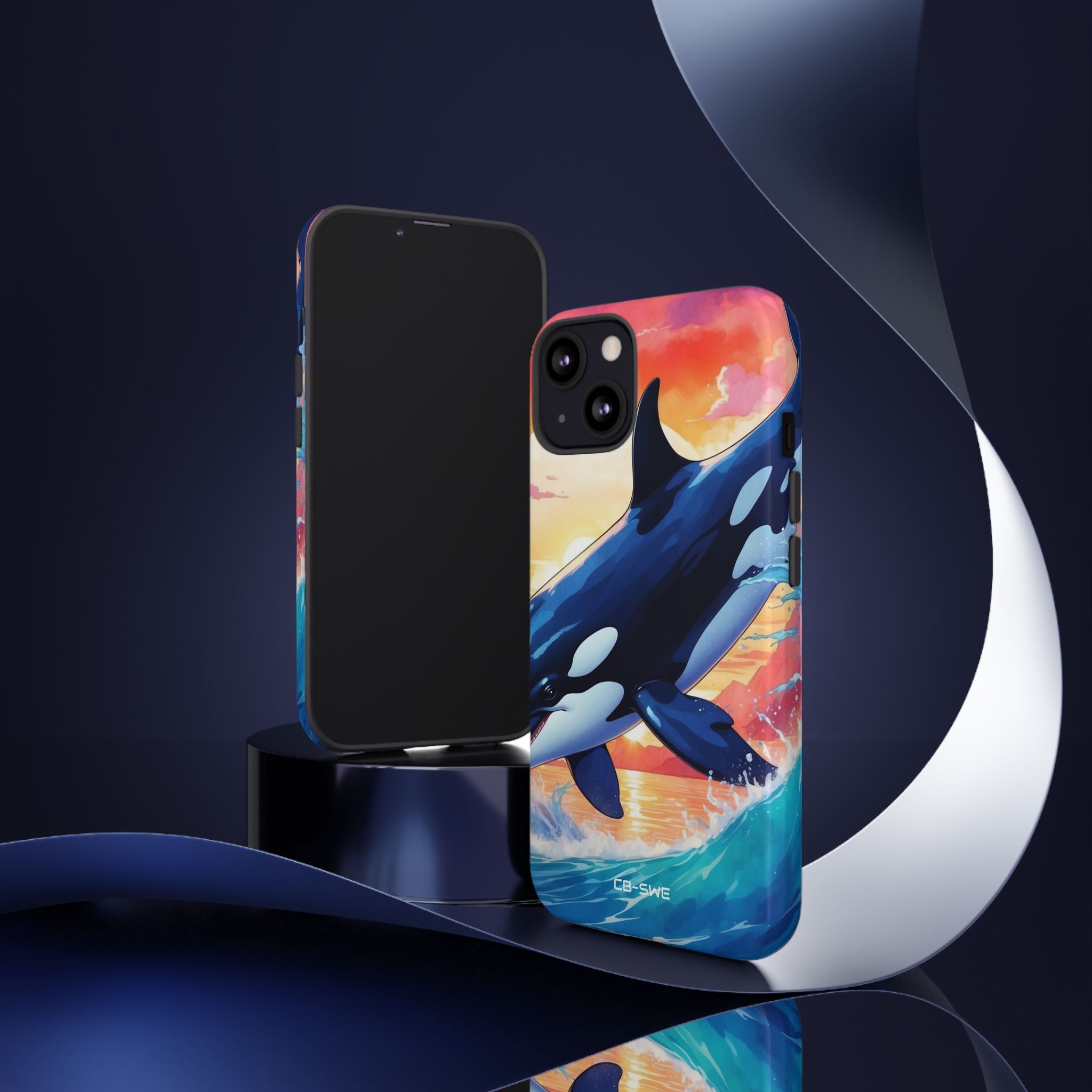 Orca Leaps Joyfully - iPhone Case