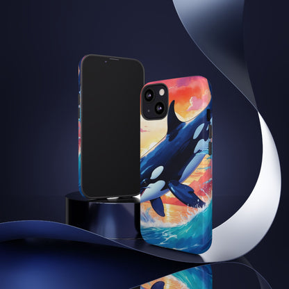 Orca Leaps Joyfully - iPhone Case