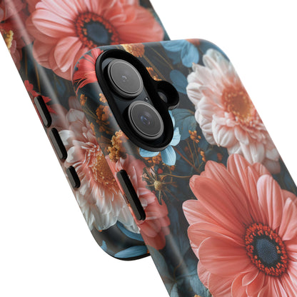 Surreal Floral Harmony iPhone 16 - Tough Phone Case