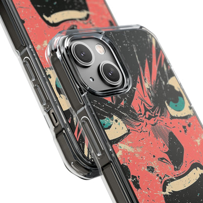Screaming Face Pink iPhone 14 Case - Impact