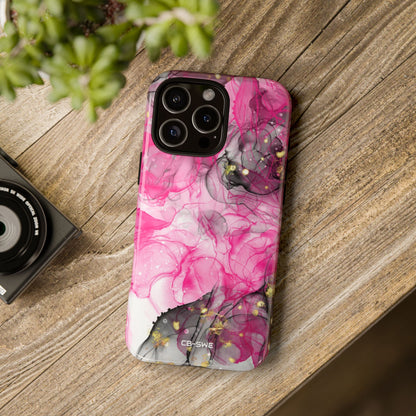 Vibrant Pink Swirls - iPhone Case