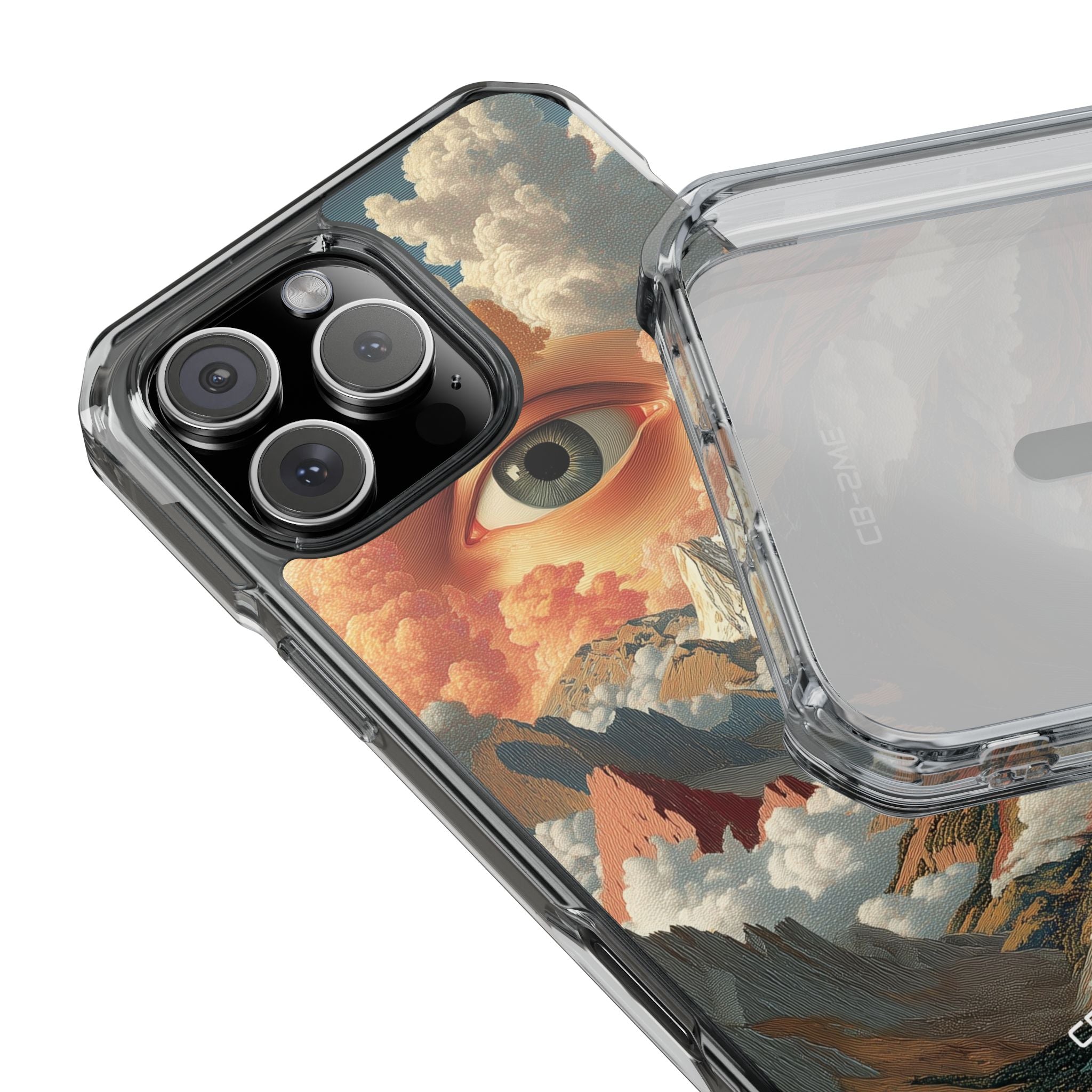 Eye Reflects Mountains iPhone Case - Impact