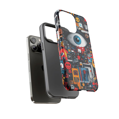 Digital Eye Blue iPhone 14 Pro Max Case - Tough